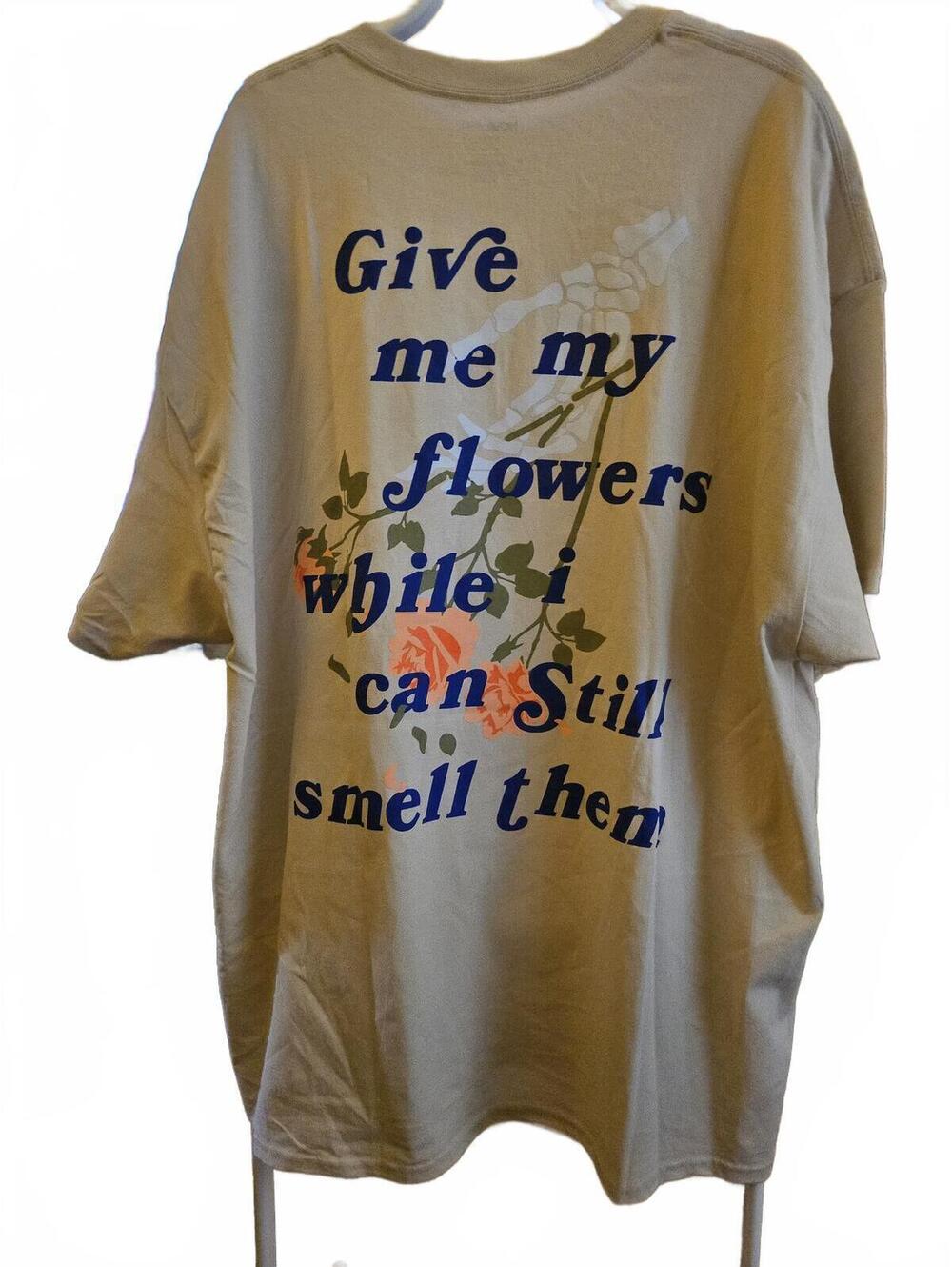 My Flowers Short Sleeve Tee - Sand from Nova Men - Size 3XL - NWOT